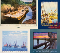 Portfolio of 4 Vintage event posters , 1989-2004