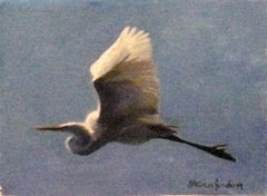 'Egret in Flight"